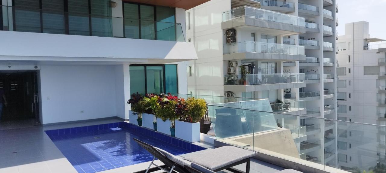 Departamento Suite frente al mar Poseidon Manta Exterior foto