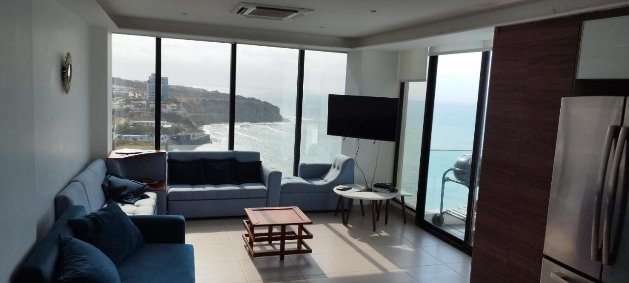 Departamento Suite frente al mar Poseidon Manta Exterior foto